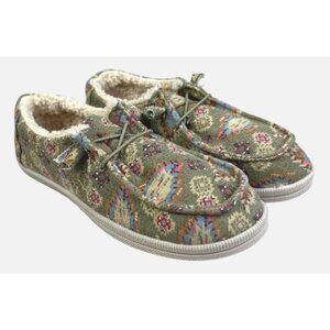 Rocket Dog Mellow Women's Slip On Shoes 7.5B (M) Olive/Natural Multi